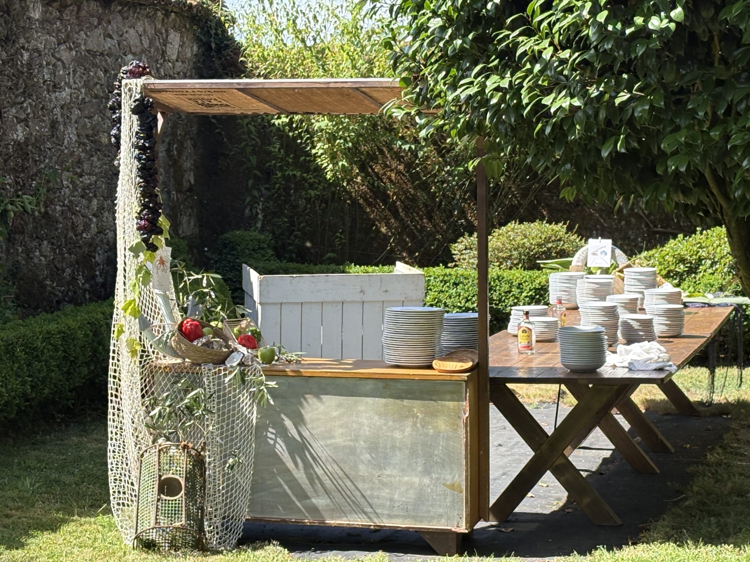 Cena bajo los olivos